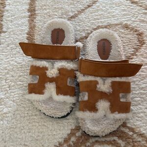 100% authentic Hermes Chypre Velvet Goatskin